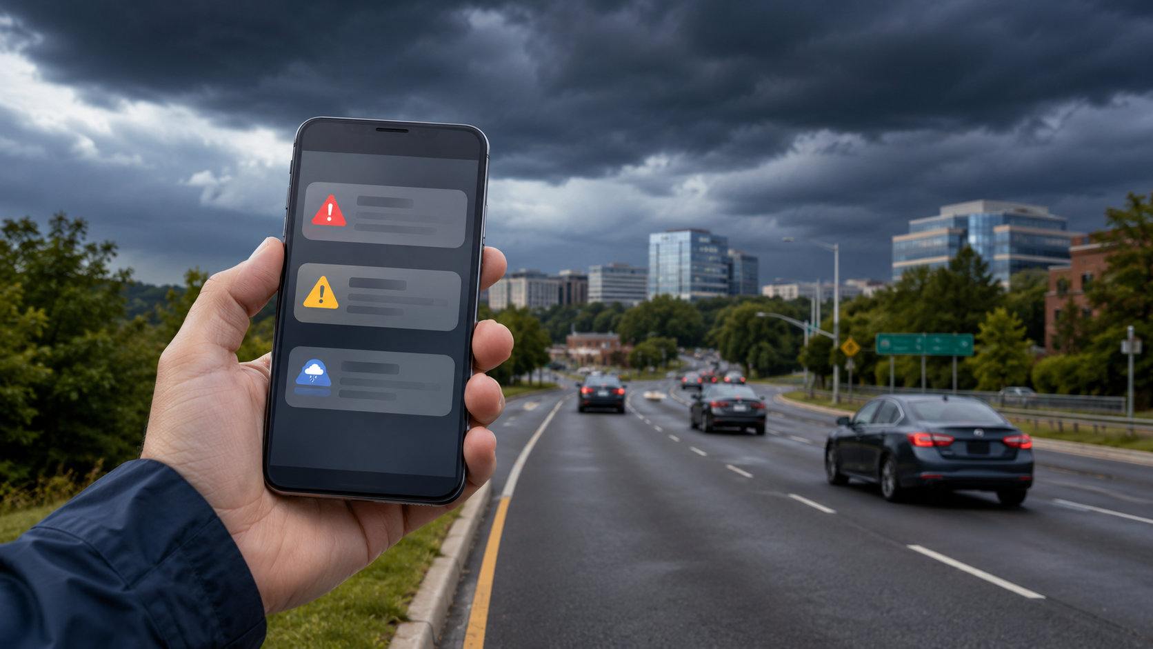 Illustrated local card image for Fairfax Alerts.