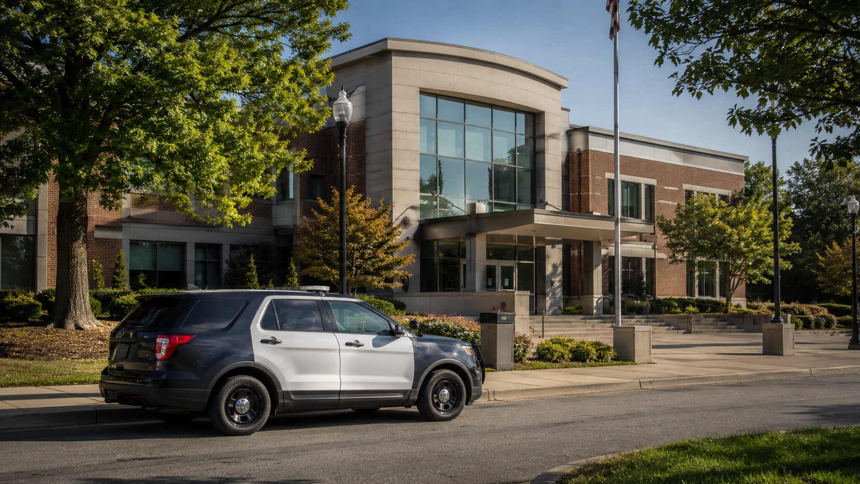 Illustrated local card image for Fairfax County Police.