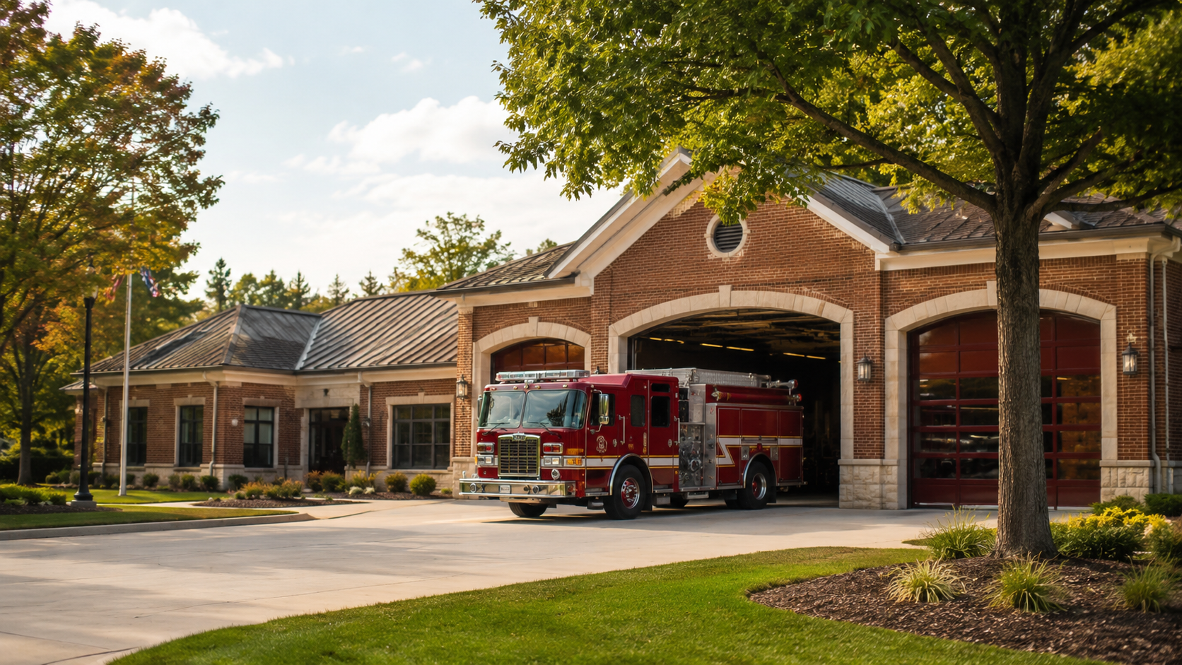 Illustrated local card image for Fairfax Fire and Rescue.